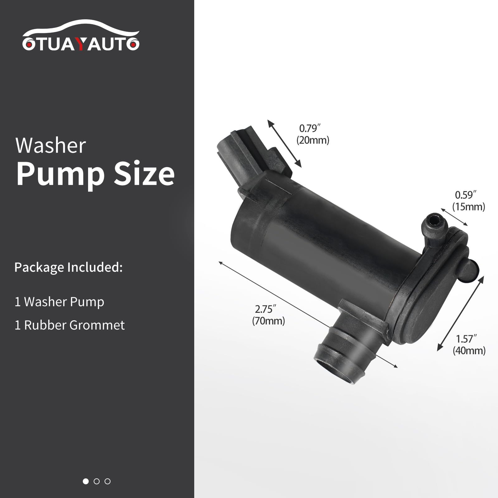 OTUAYAUTO electrical connector close-up highlighting easy plug-and-play installation