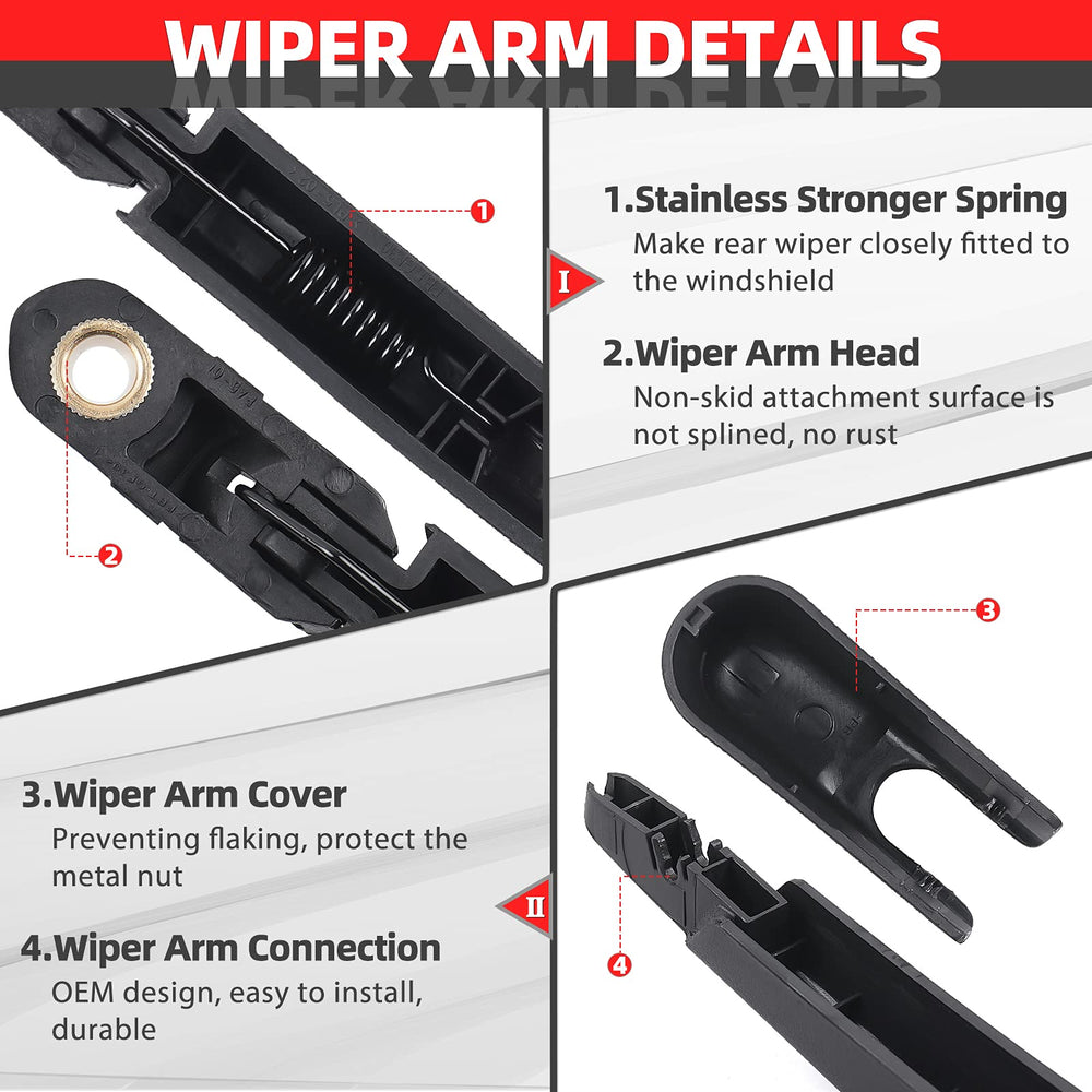 OTUAYAUTO arm close-up showing PBT texture and corrosion-resistant construction benefit