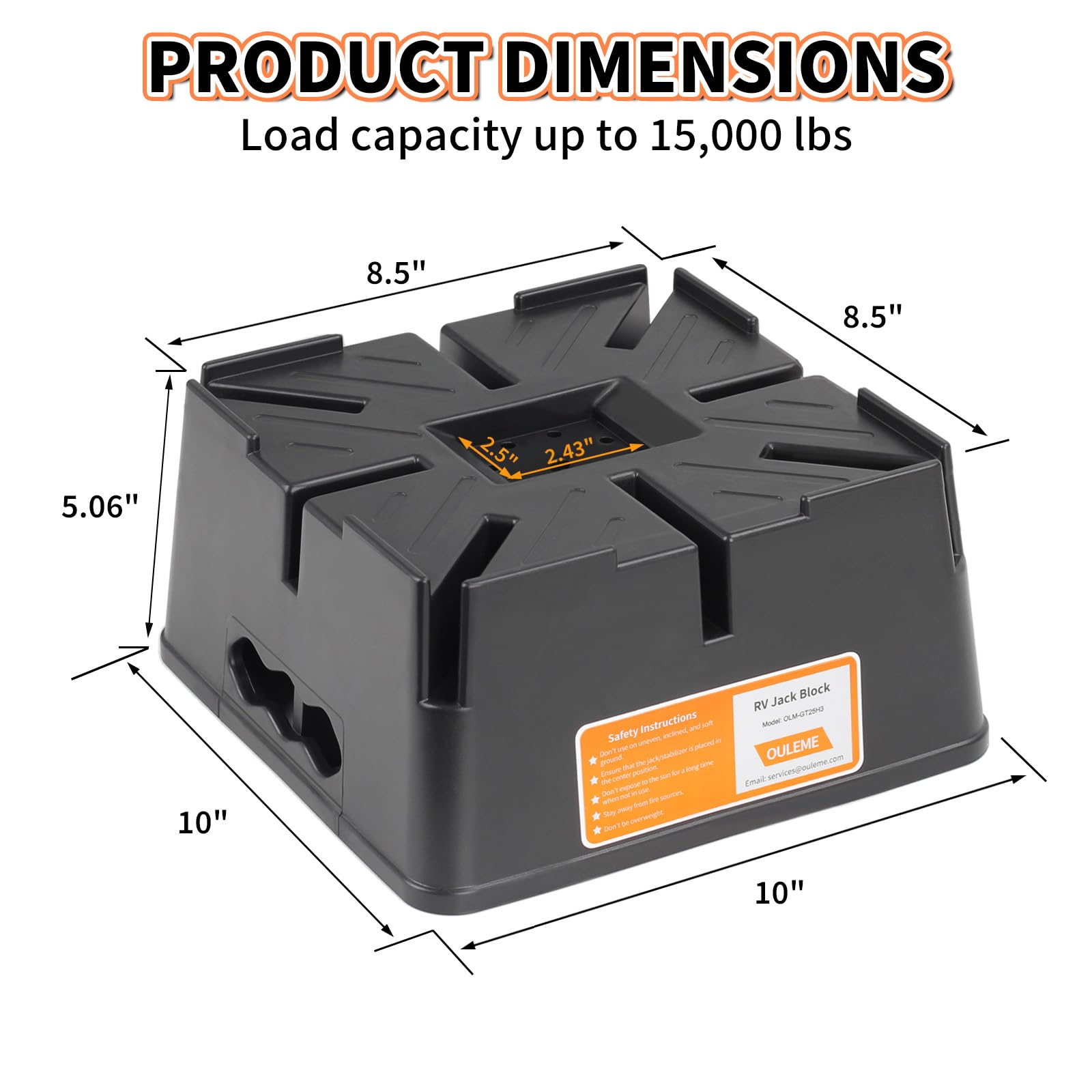 OULEME underside anti-slip grooves for stable ground grip benefit