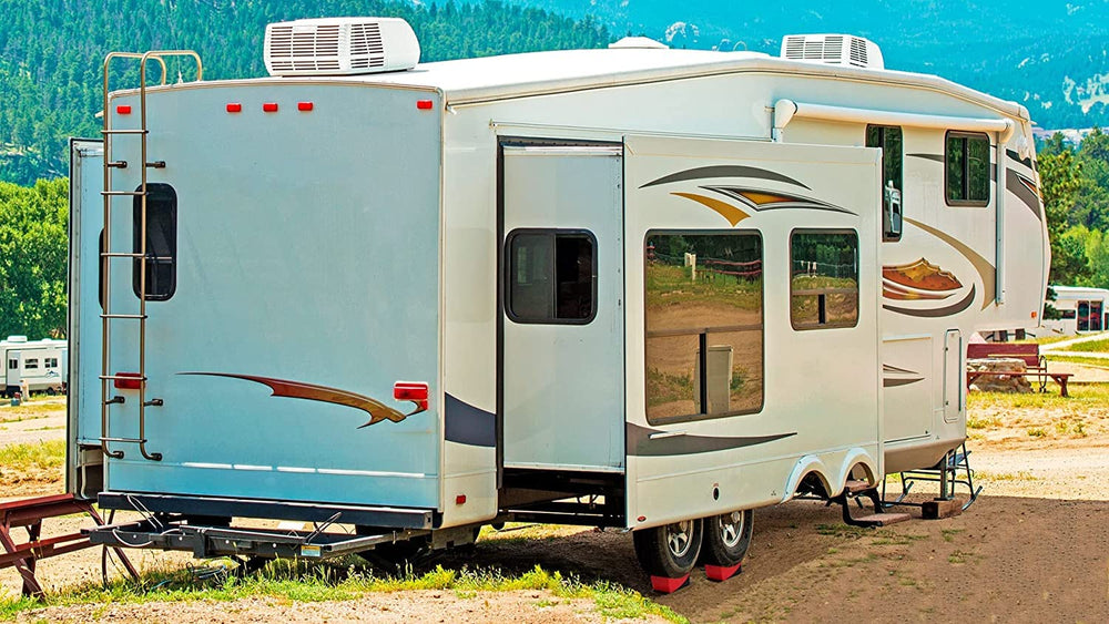 OULEME stacked and stored ramps highlighting portability and easy transport