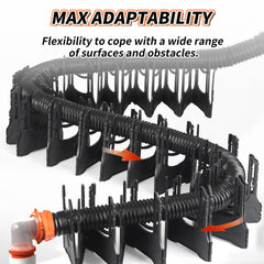 OULEME adjustable stand detail showing easy height tuning benefit
