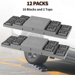 OULEME top block beside main block showing size difference for fine adjustments