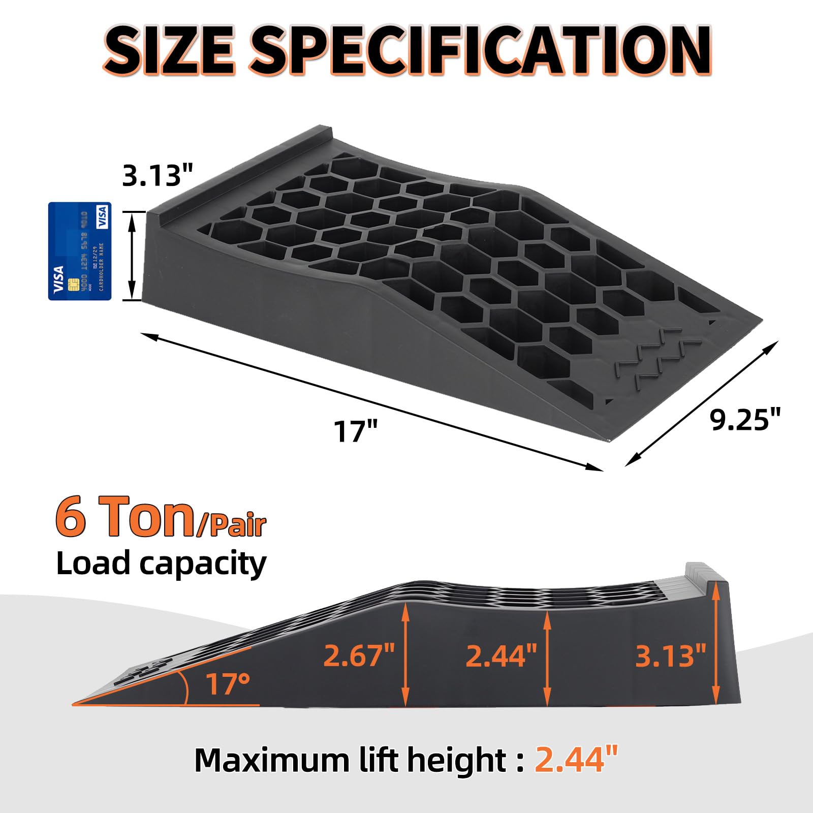 OULEME close-up textured surface offering improved tire grip