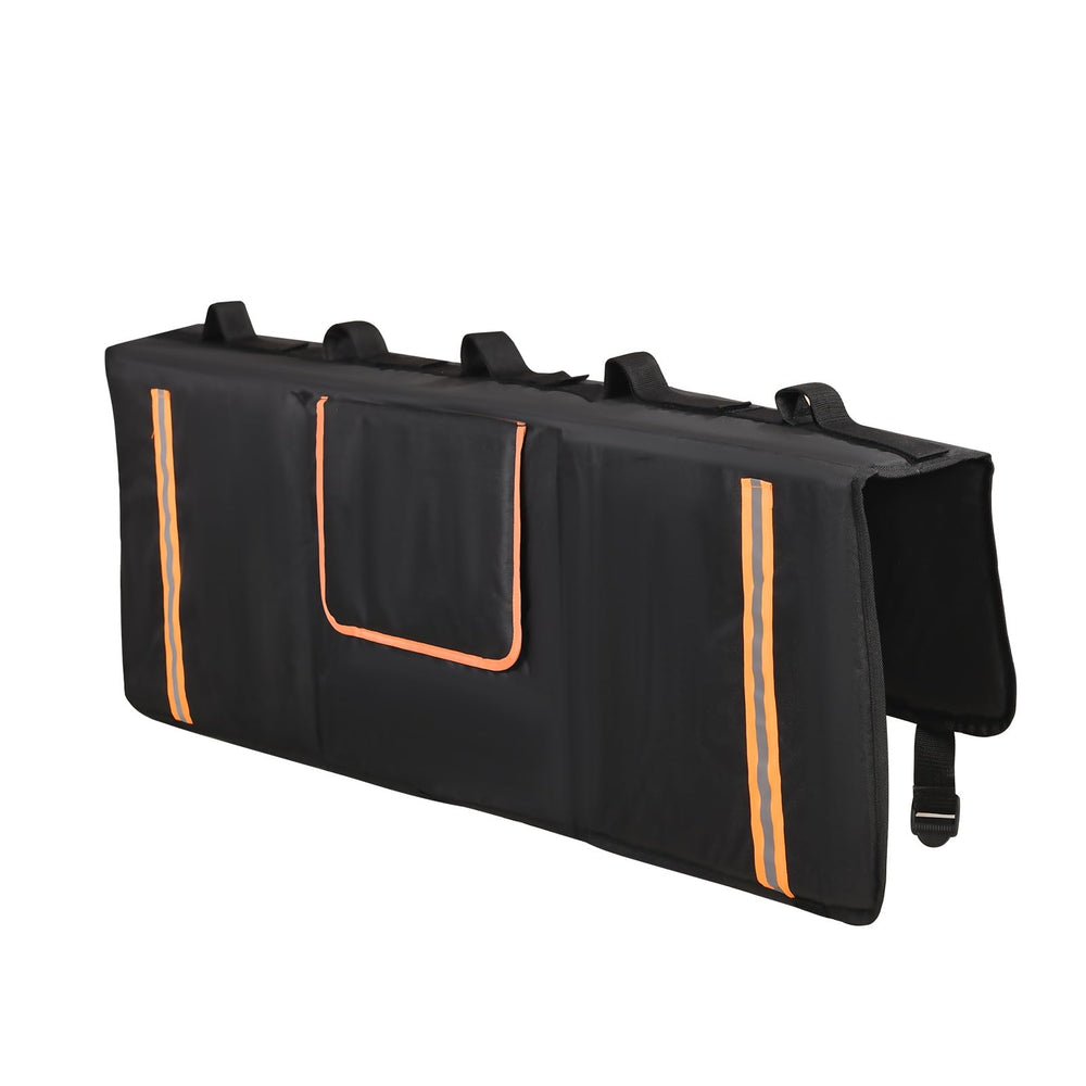 Oulisen tailgate pad front view showing full coverage and protection