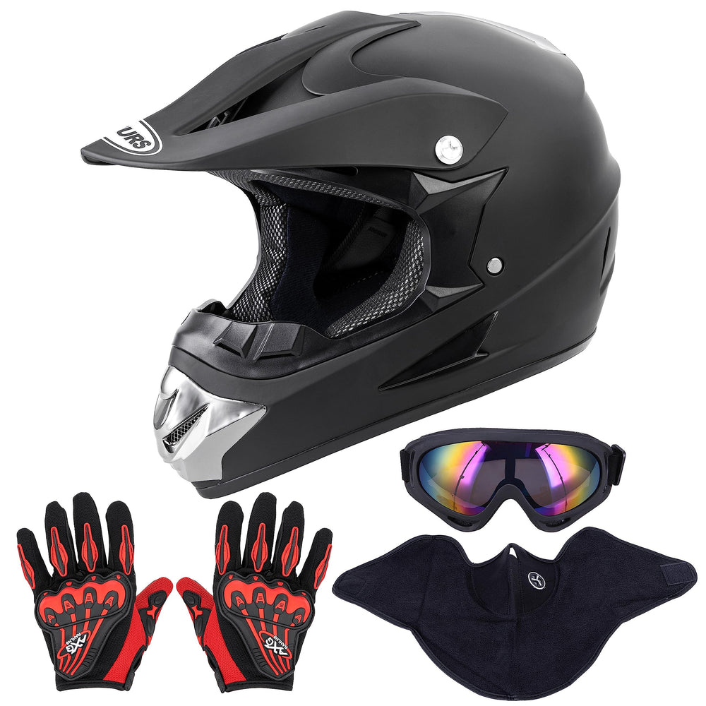 Oumurs front view helmet showing full-face protection and ready-to-ride fit