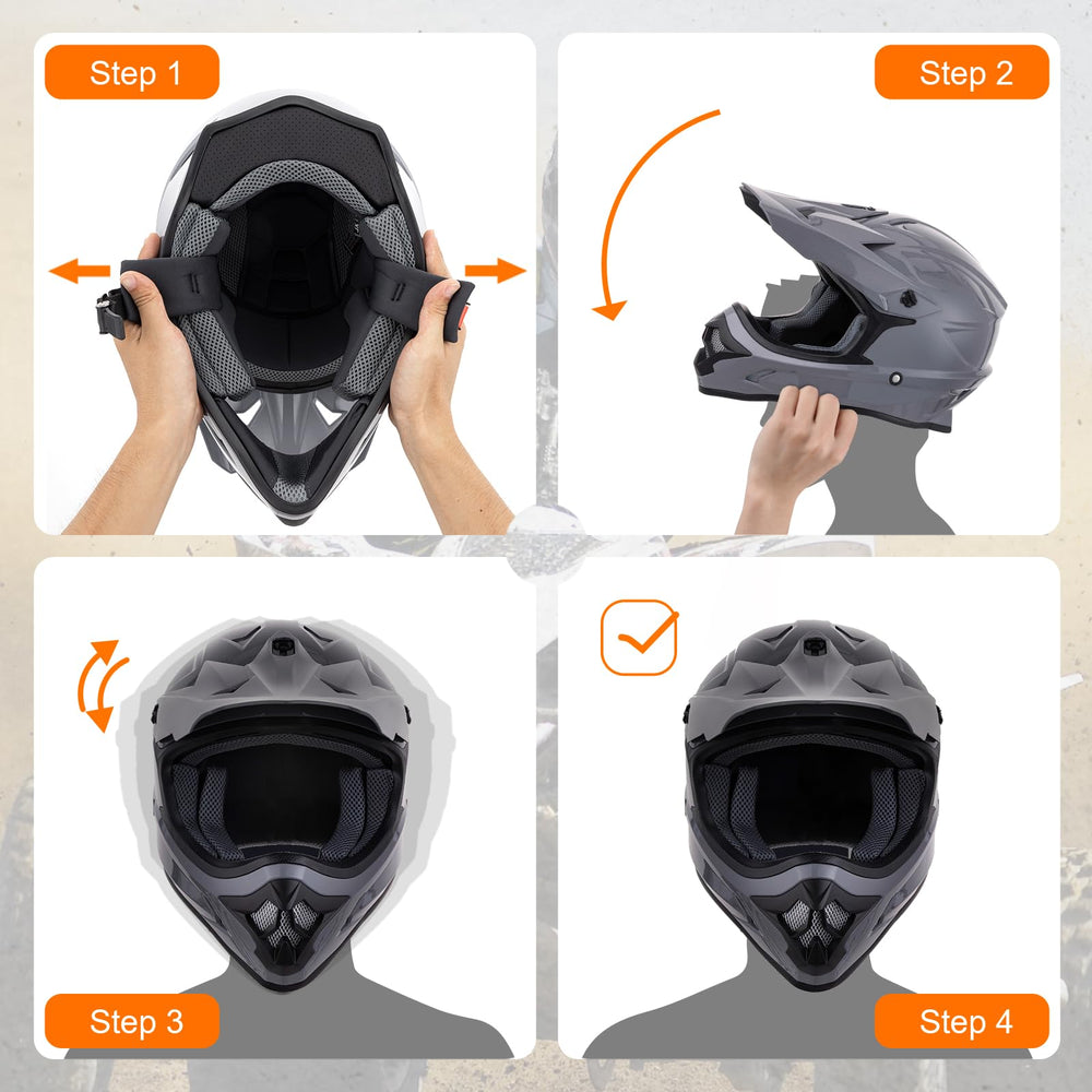 Oumurs helmet size comparison M shown for correct head fit