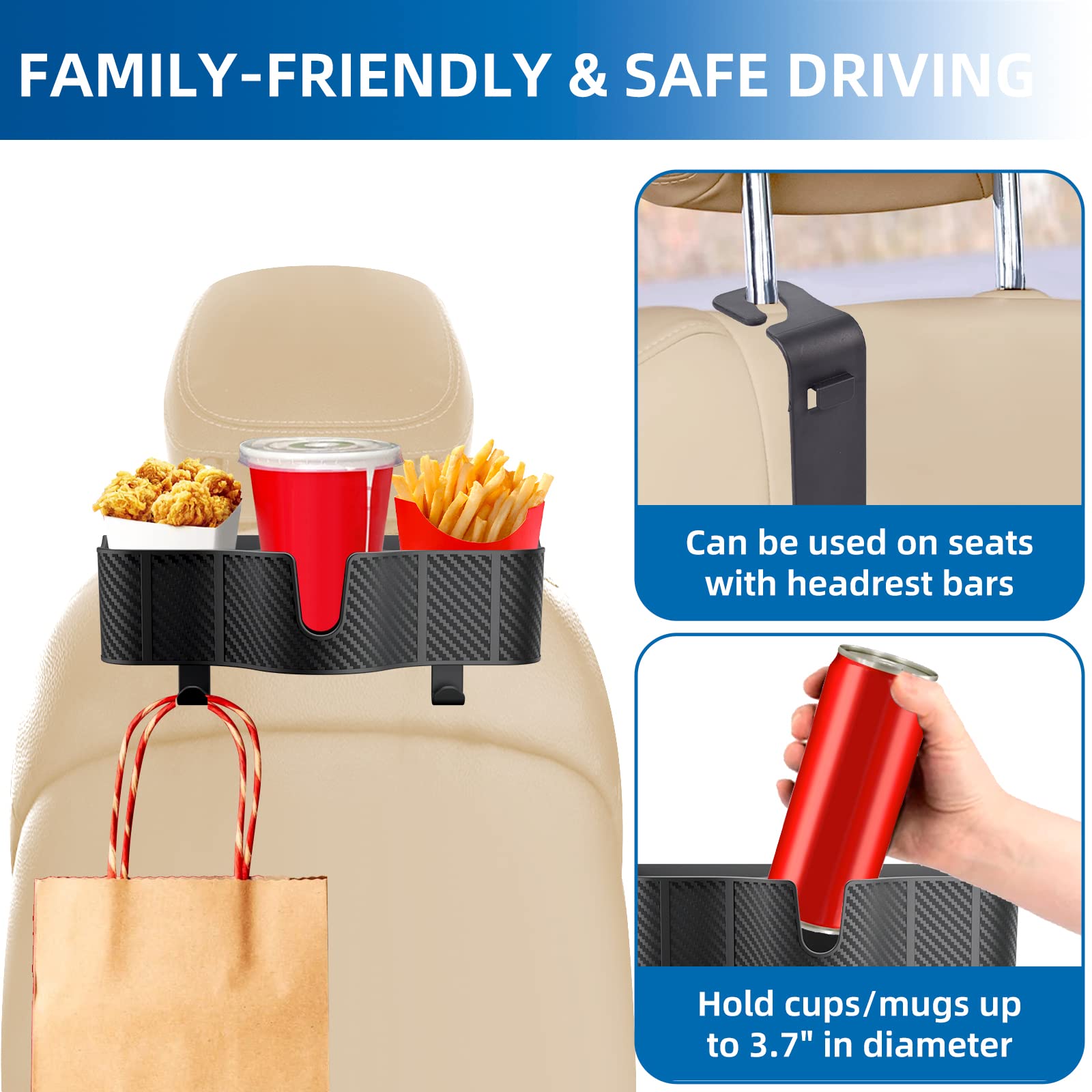OUSHASAA storage compartment open stores snacks and small items