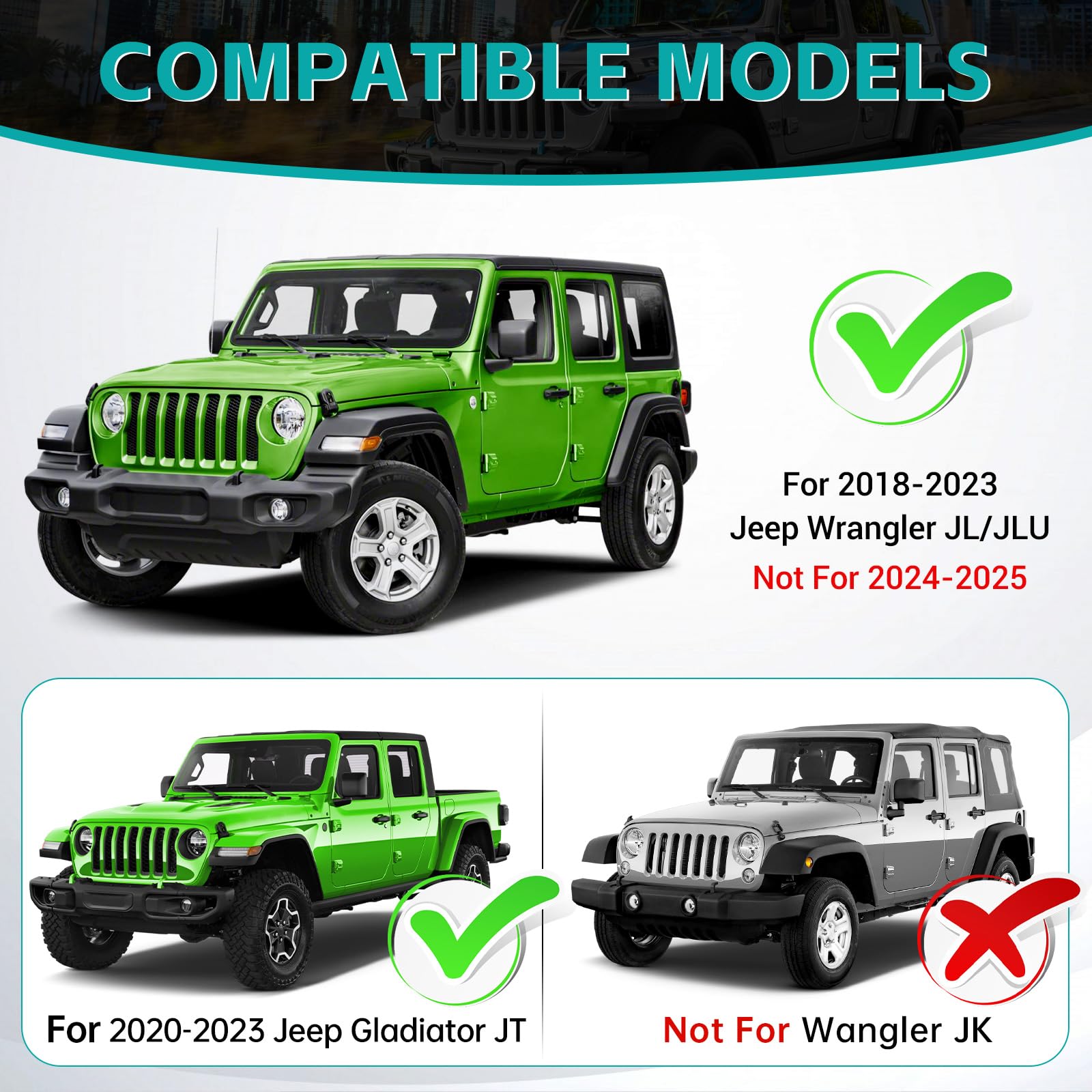 OUSUWO lifestyle shot in Jeep interior showing clutter-free convenience