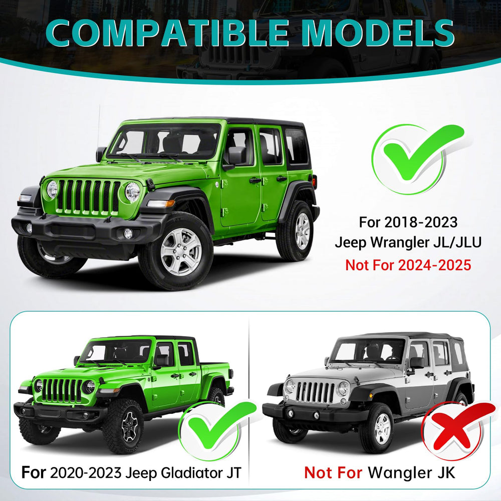 OUSUWO lifestyle shot in Jeep interior showing clutter-free convenience