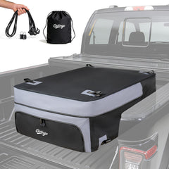 Outngo front view of packed cargo bag showing capacity and protection