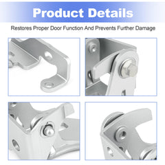 Outopakkle installed on Silverado driver door demonstrating restored alignment and secure closure