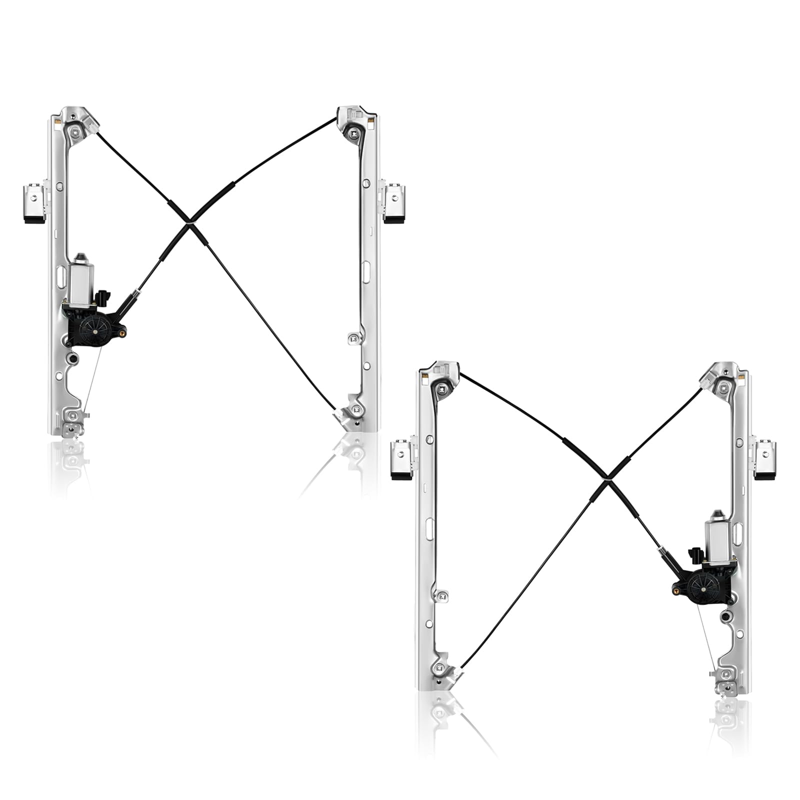 OVANOH packaging showing both front regulator assemblies and included hardware for easy replacement