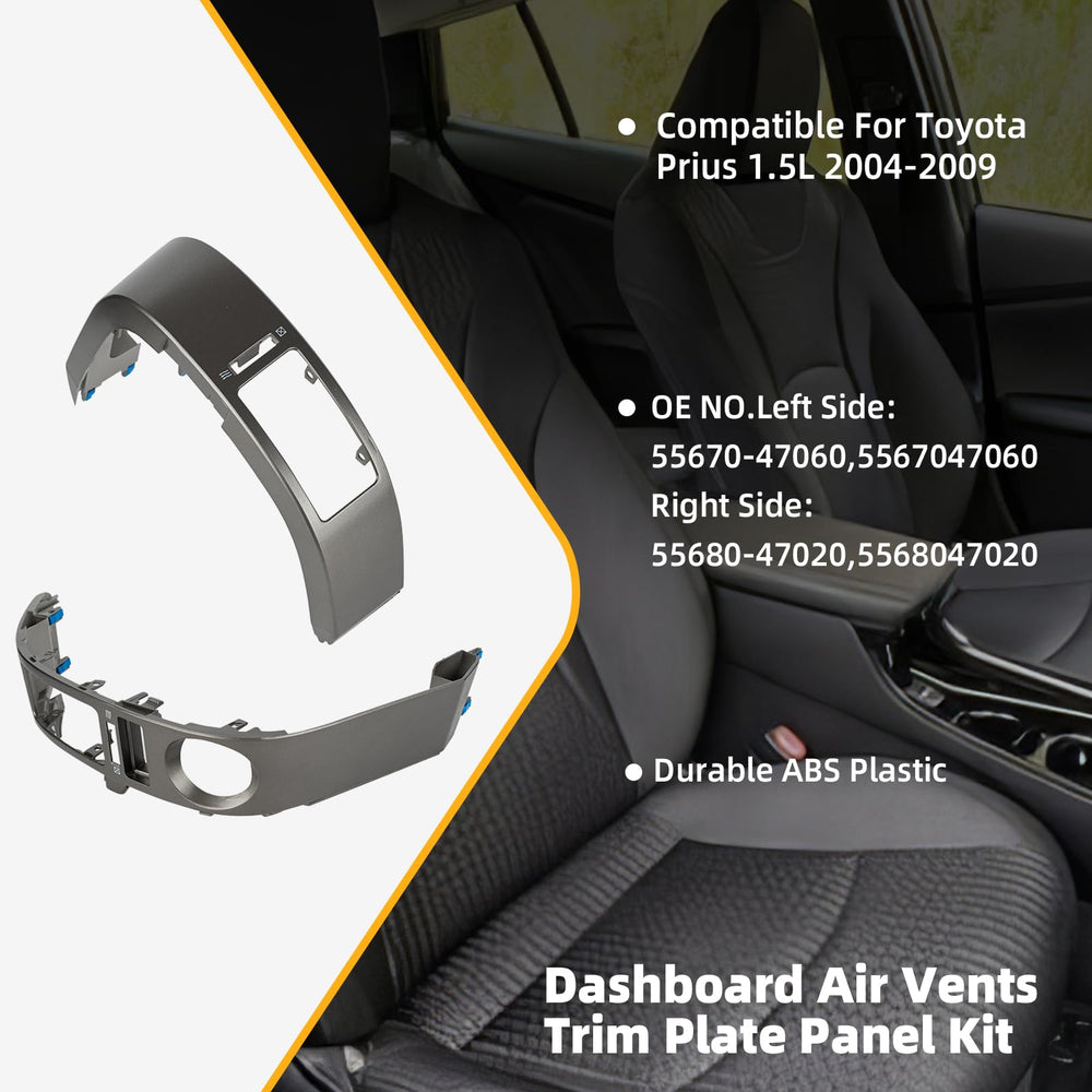 OVANOH installed on Prius dashboard center restoring factory appearance