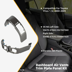 OVANOH installed on Prius dashboard center restoring factory appearance