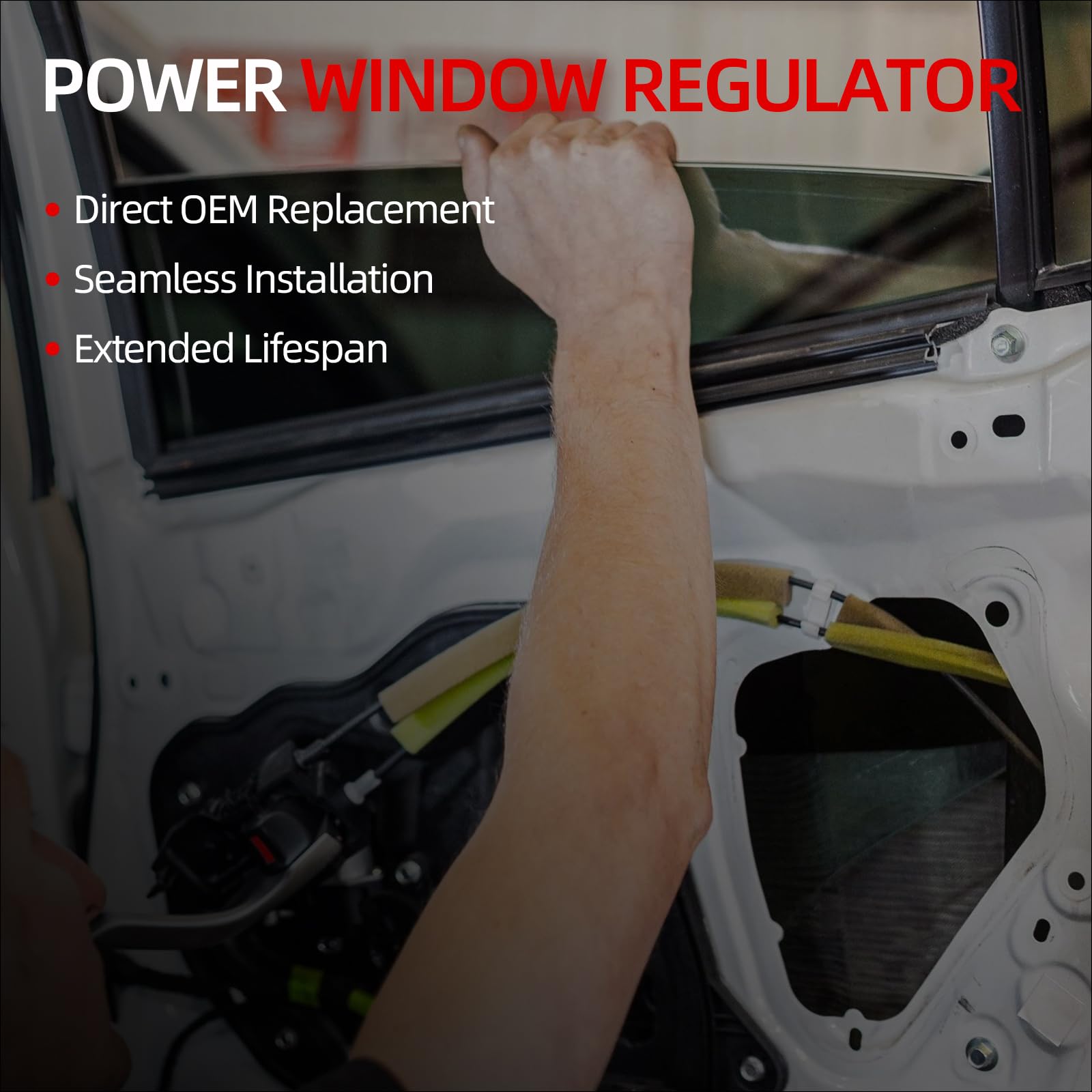 OVANOH installed in Dodge Durango door showing restored window movement and driver convenience