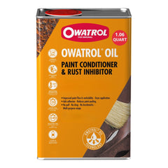 OWATROL front label on 34 oz bottle showing product information and usage benefits