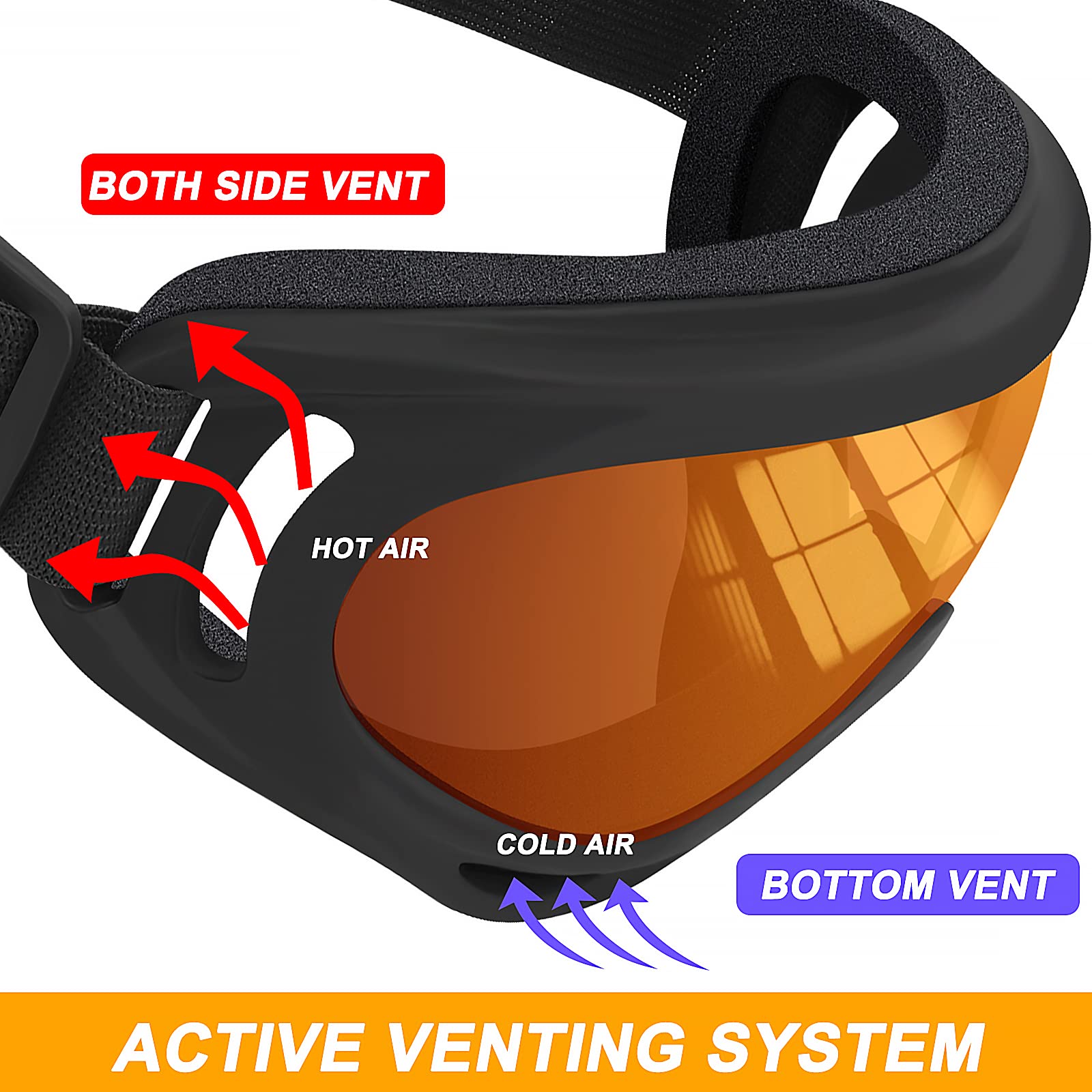OXG adjustable nylon strap and buckle displayed for secure helmet fit