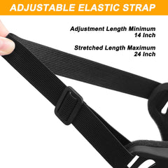 OXG adjustable nylon straps with buckle showing secure helmet fit