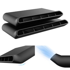 OXILAM front view showing deflectors and packaging improving rear airflow