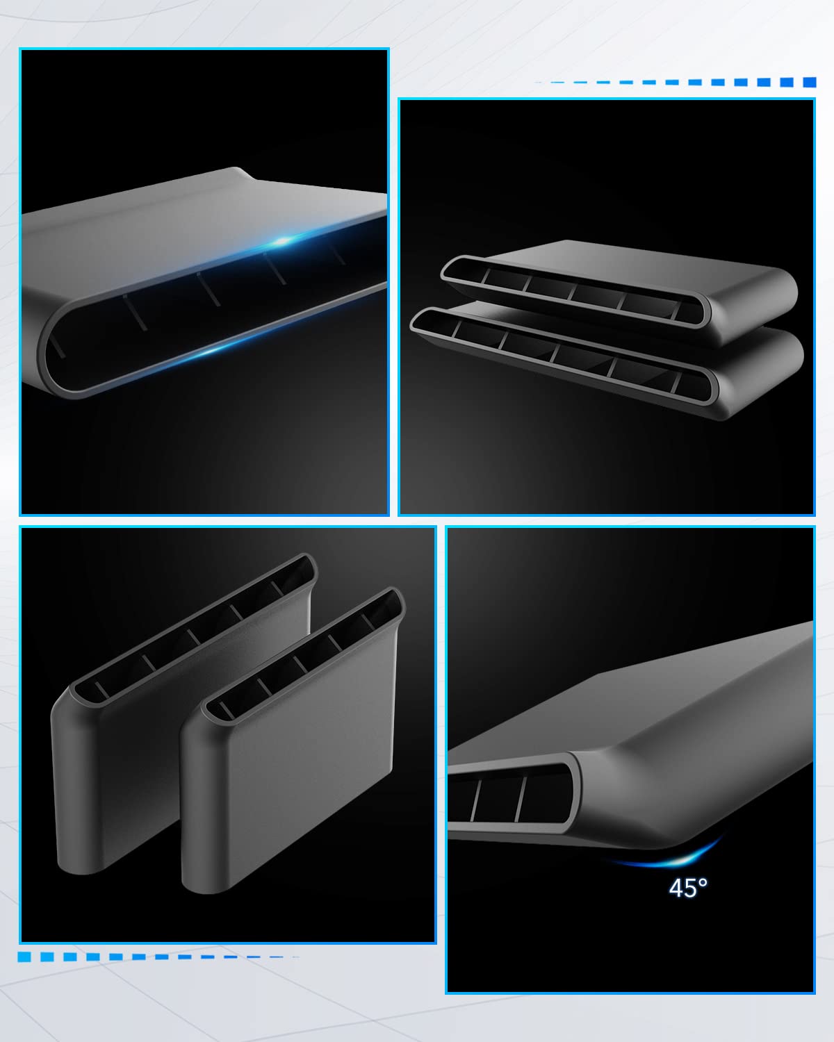 OXILAM polycarbonate texture highlighting durable construction benefit