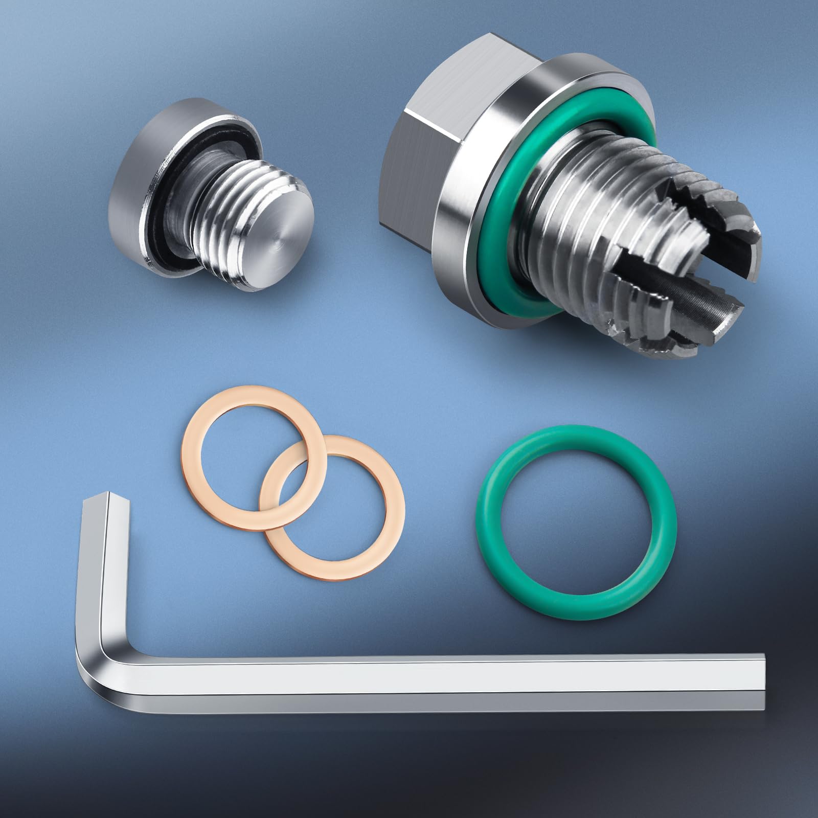 OxyGenie piggyback plug with gasket highlighting leak-resistant seal