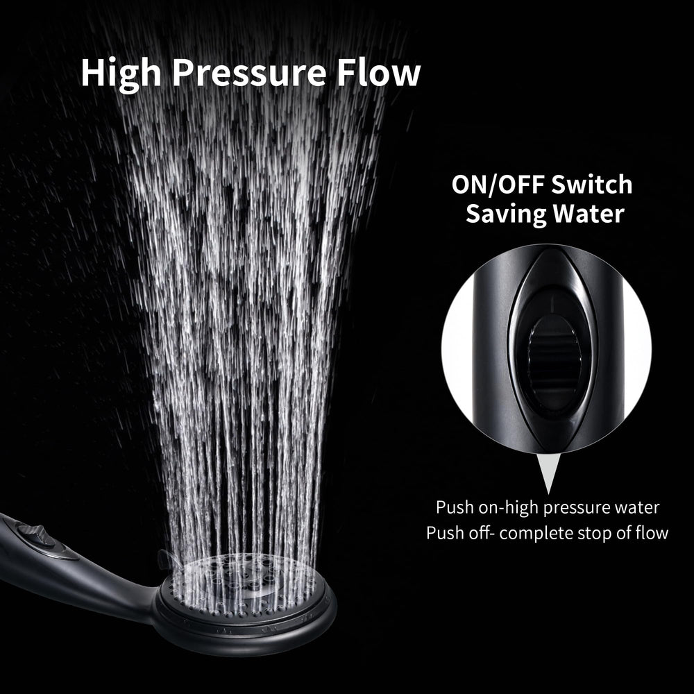 OYMOV 60-inch smooth hose detail illustrating twist-free reach and flexibility