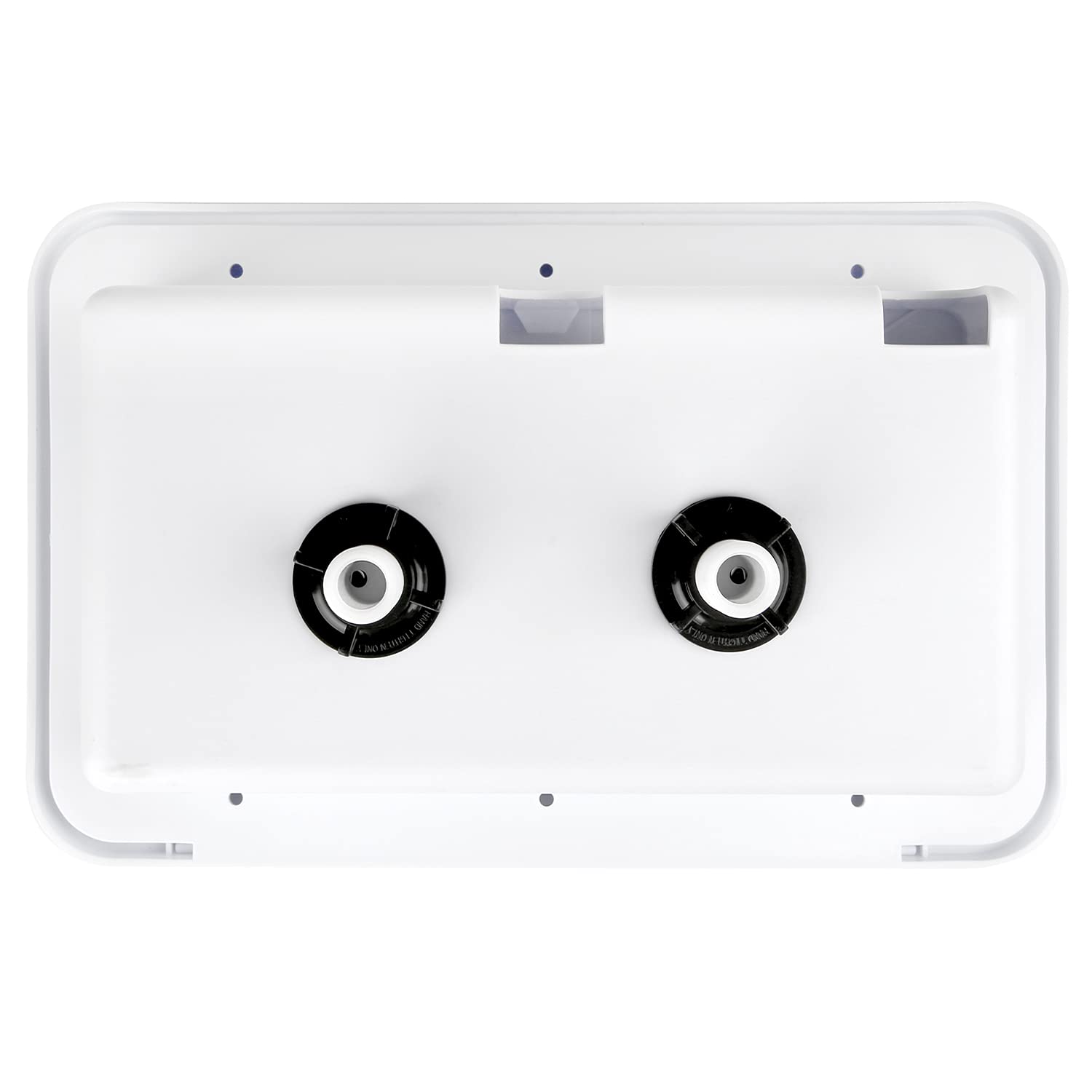 OYMOV lock and keys close-up illustrating secure exterior shower access and theft prevention