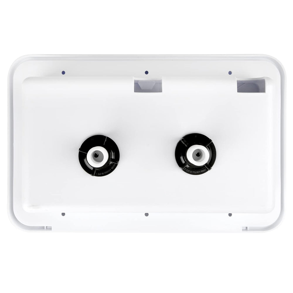 OYMOV lock and keys close-up illustrating secure exterior shower access and theft prevention