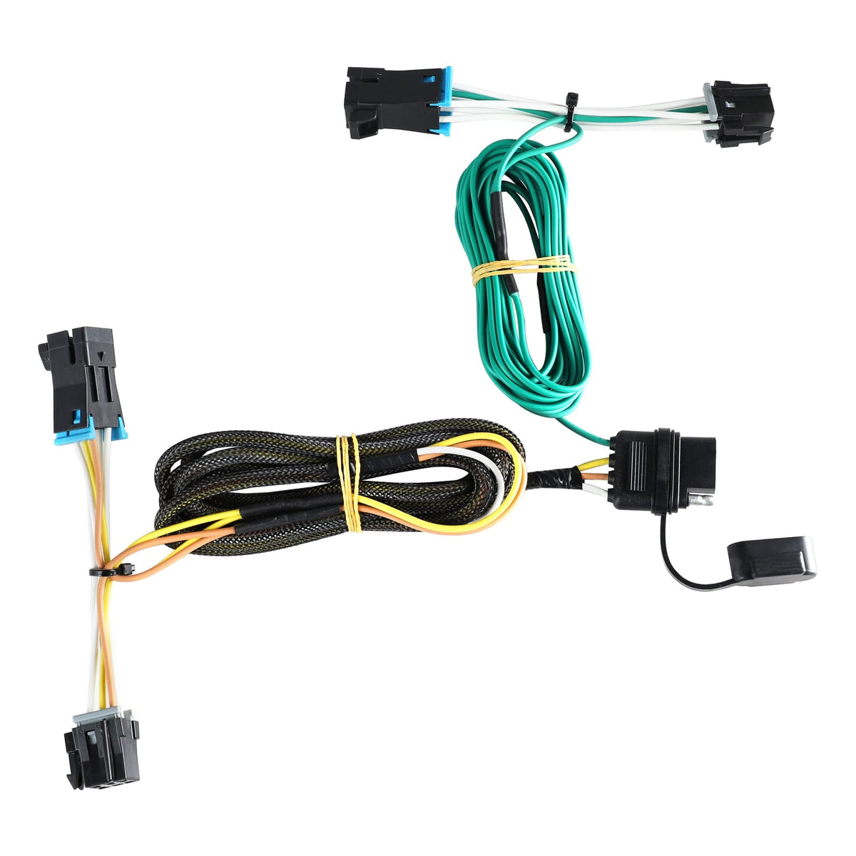 Oyviny 4-way front view showing connector and plug for quick hookup