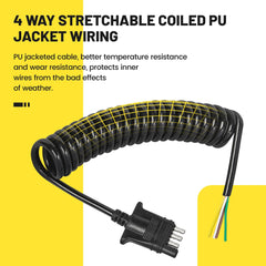 Oyviny color-coded wires detail enabling quick, accurate splicing