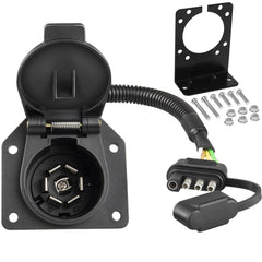 Oyviny front connector showing plug face and clear pin layout for easy hookup