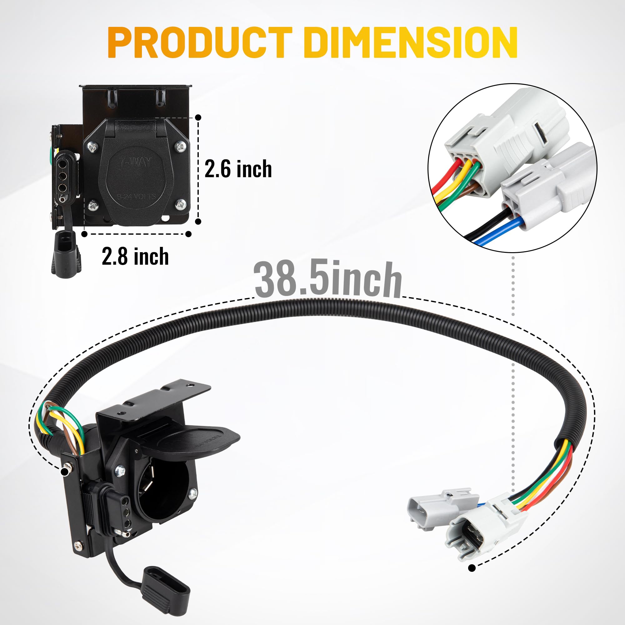 Oyviny included hardware and bracket laid out for simple installation benefit