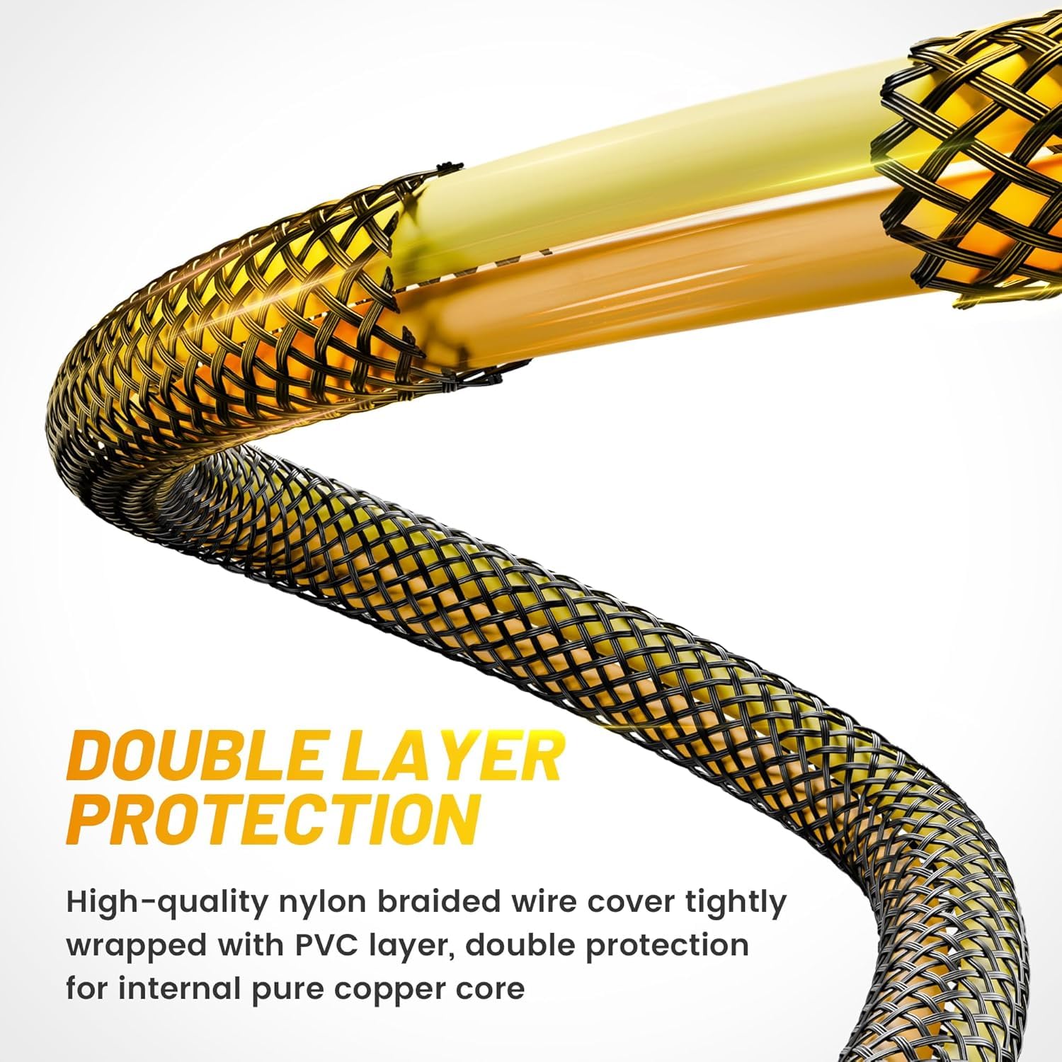 Oyviny length layout showing full 22ft cable for flexible routing