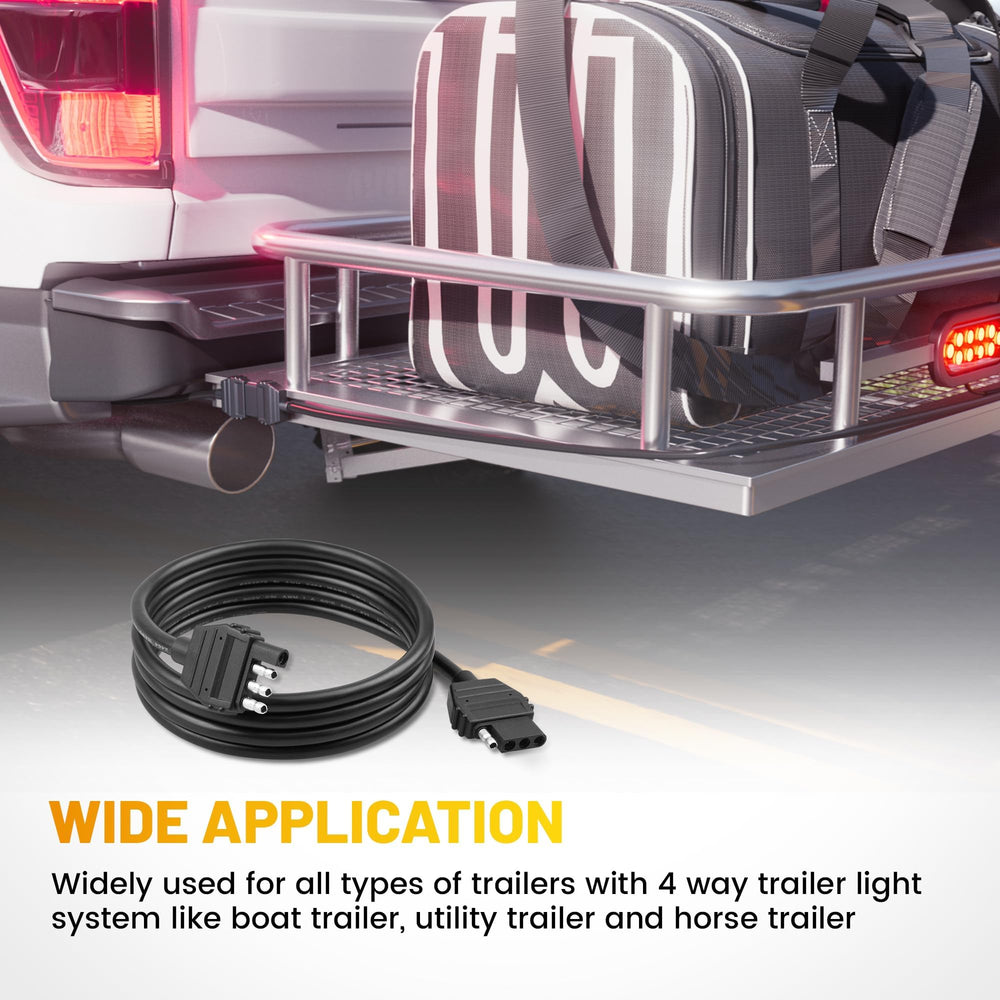 Oyviny on a boat trailer in use for dependable lighting connections