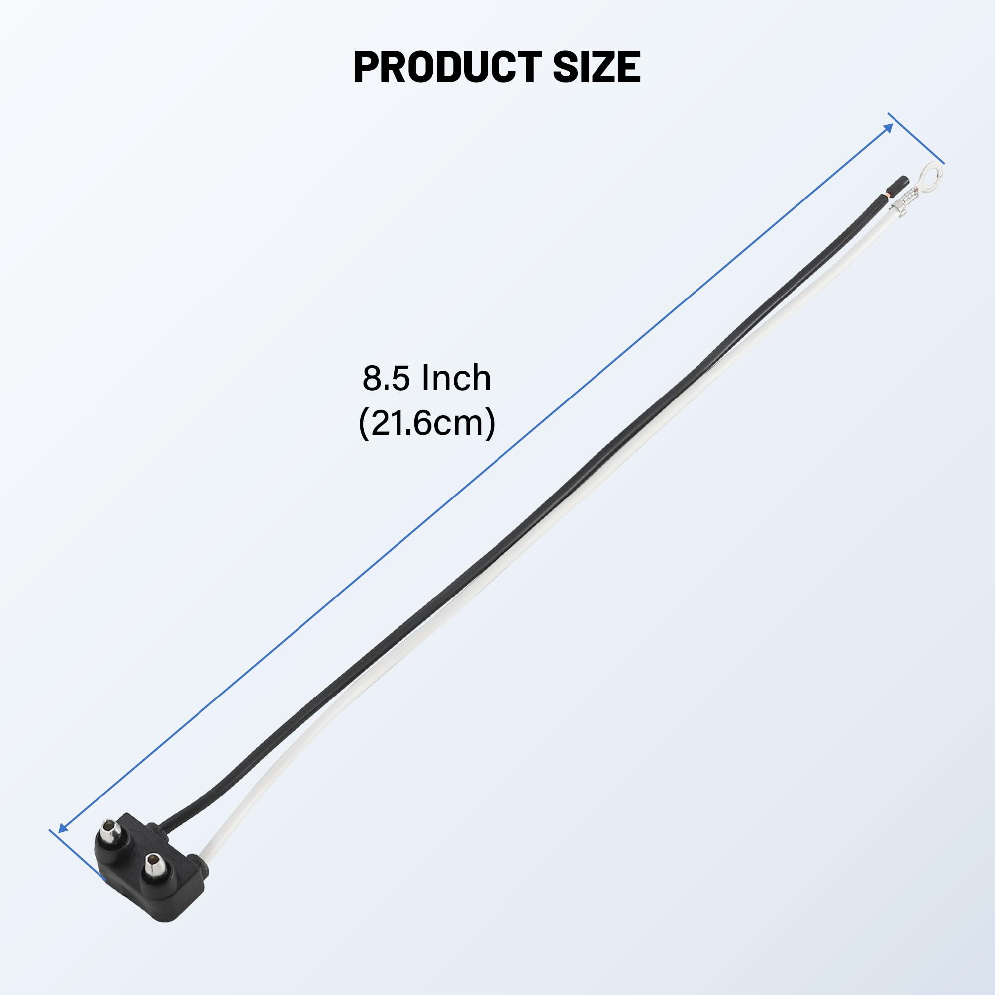 Oyviny harness in hand for scale showing 8.5-inch length and compact size advantage