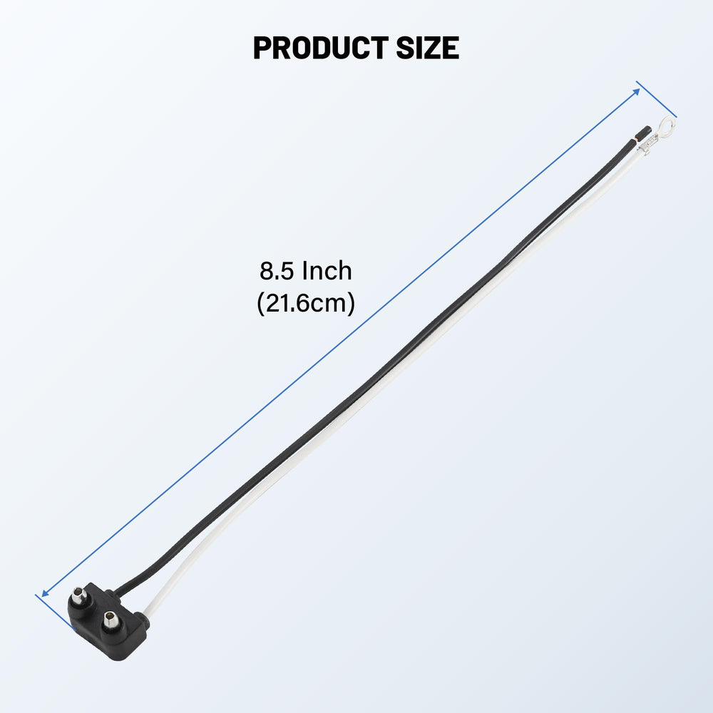 Oyviny harness in hand for scale showing 8.5-inch length and compact size advantage