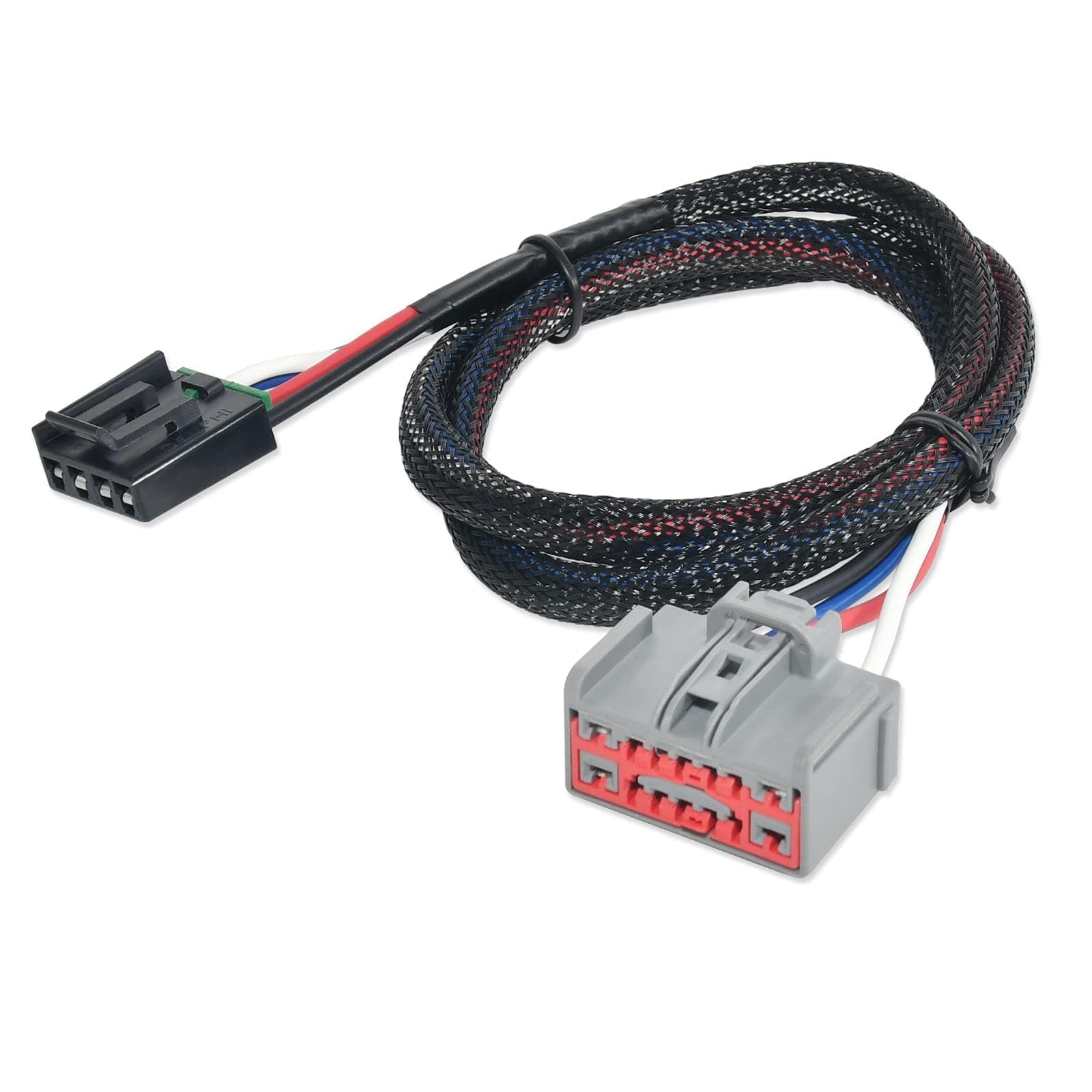 Oyviny harness beside ruler showing 31-inch length for routing flexibility
