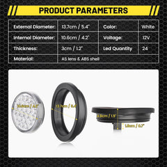 Oyviny side profile displaying rubber grommet and low-profile mounting depth benefit