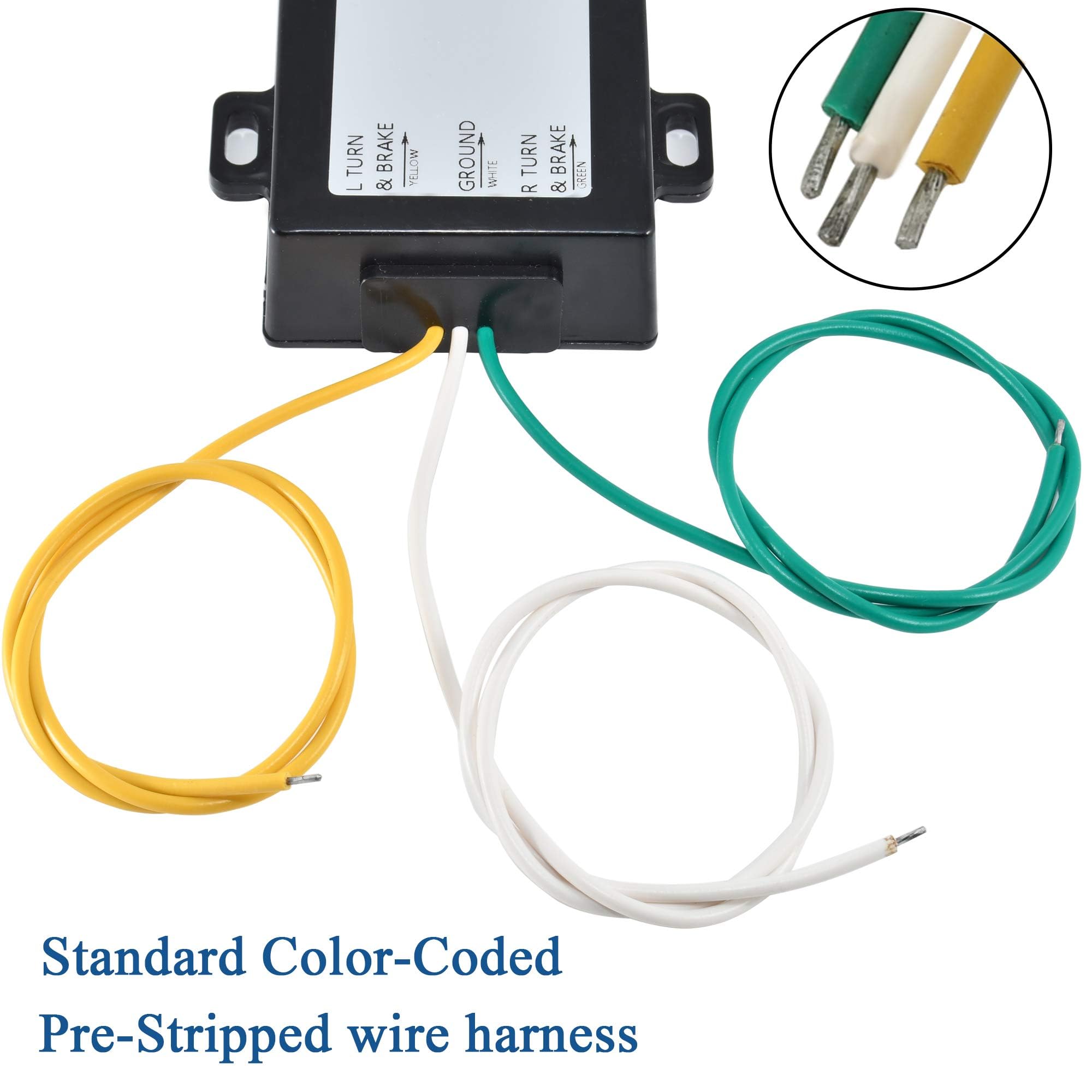 Oyviny spliced installation on trailer wiring showing secure connection benefit