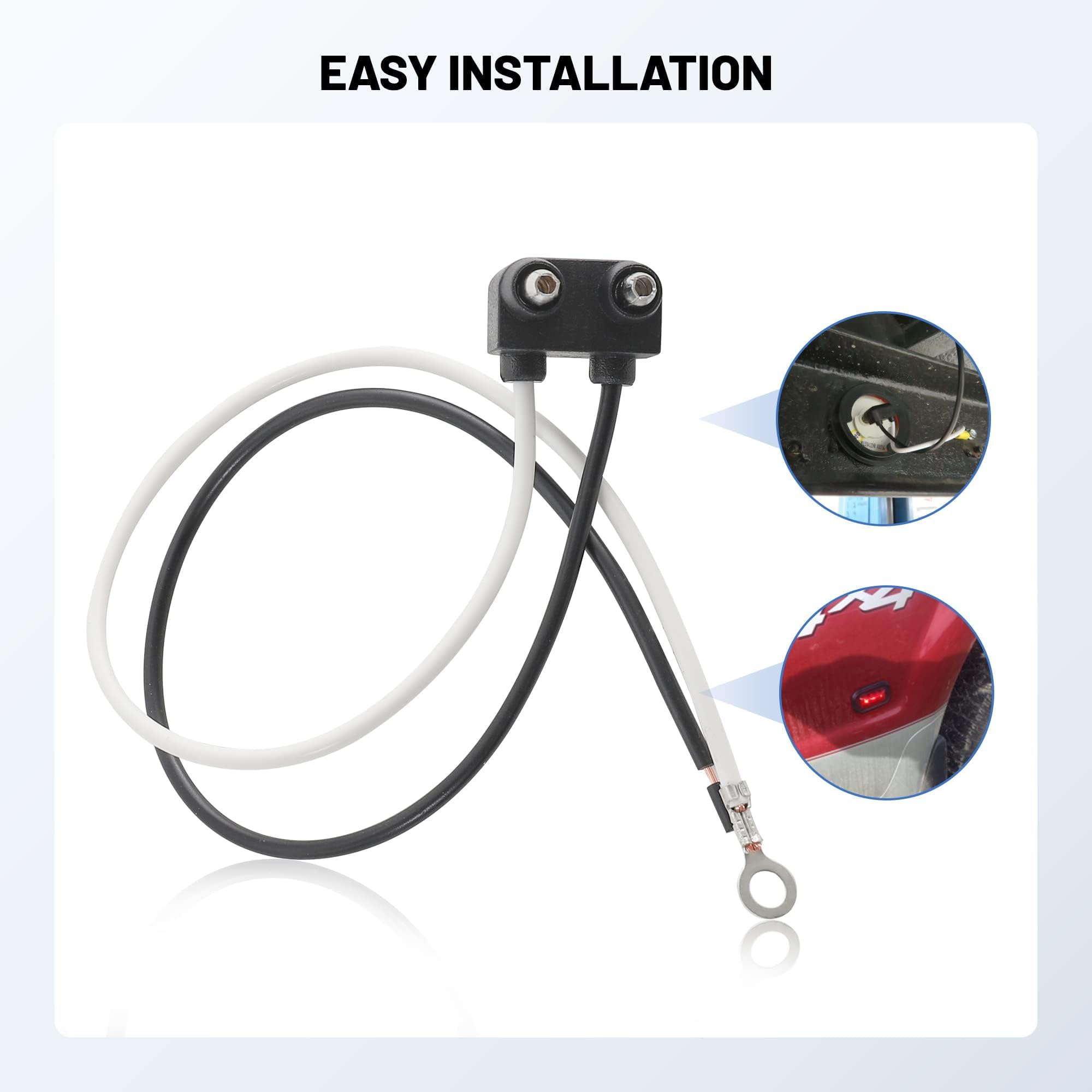 Oyviny wiring routed through rubber grommet showing compatibility and tidy installation