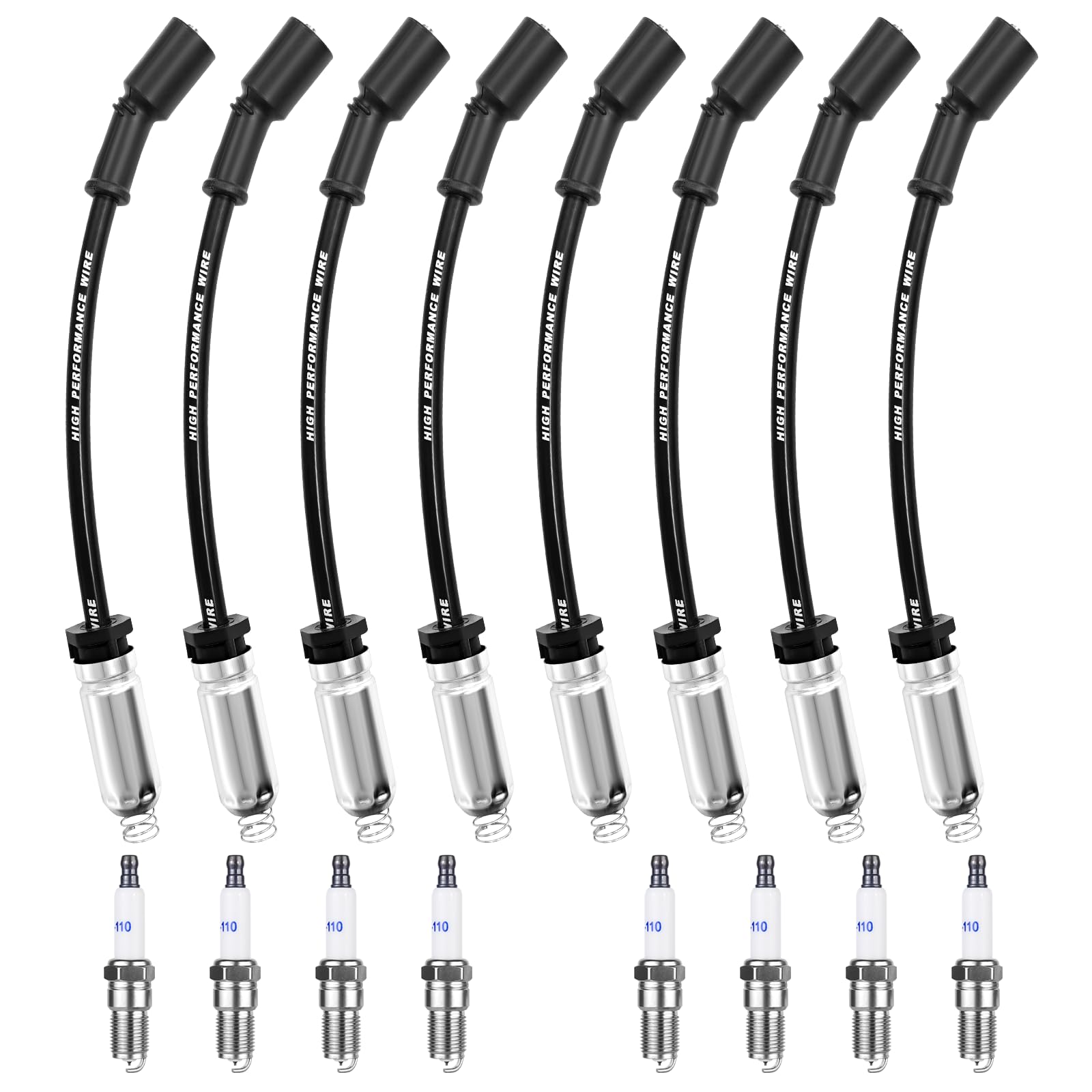 Ozikutech front packaging kit showing plugs and wires for quick identification and fit verification