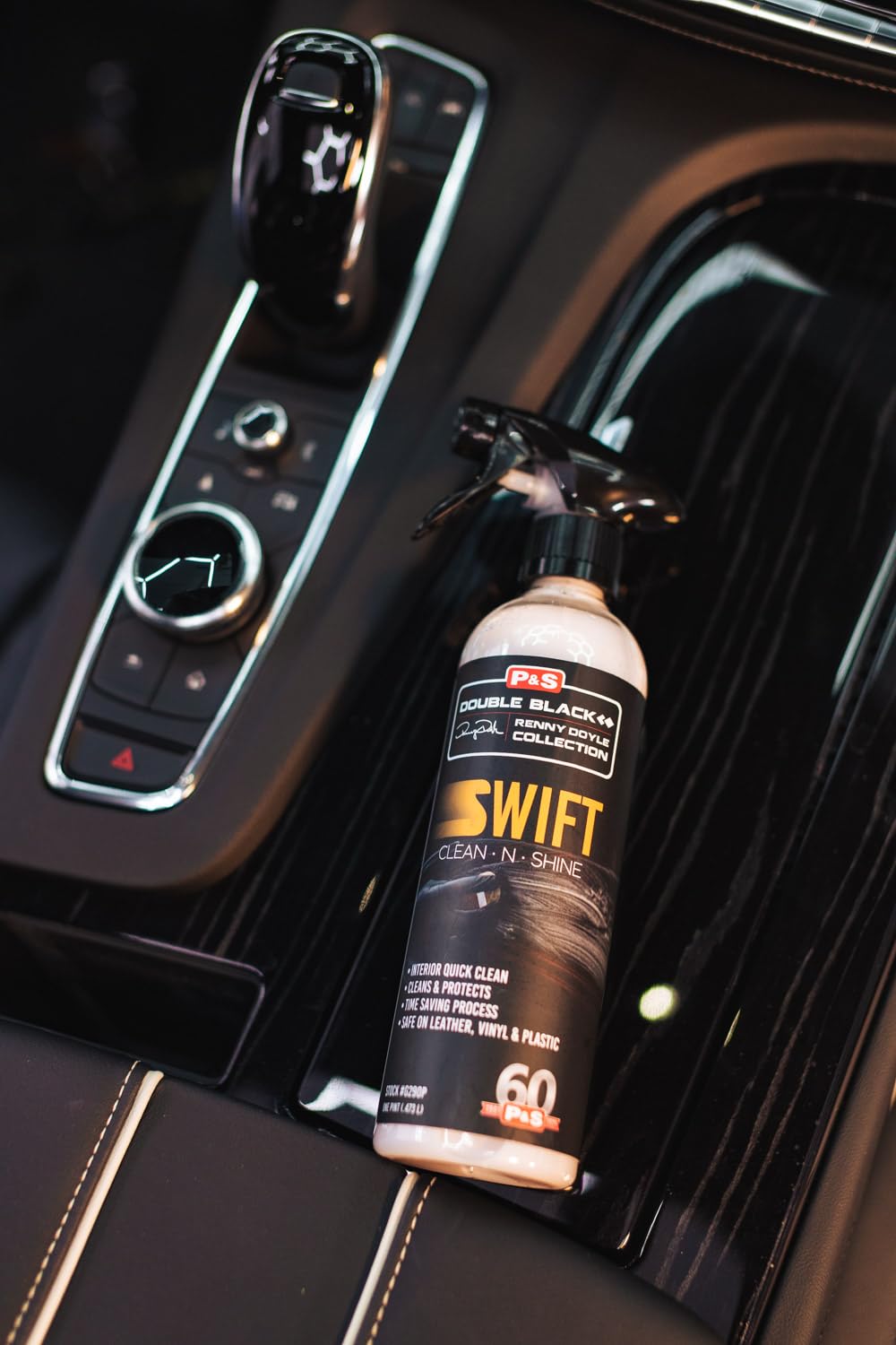 P & S Swift Clean & Shine close-up of liquid texture, showing non-greasy finish