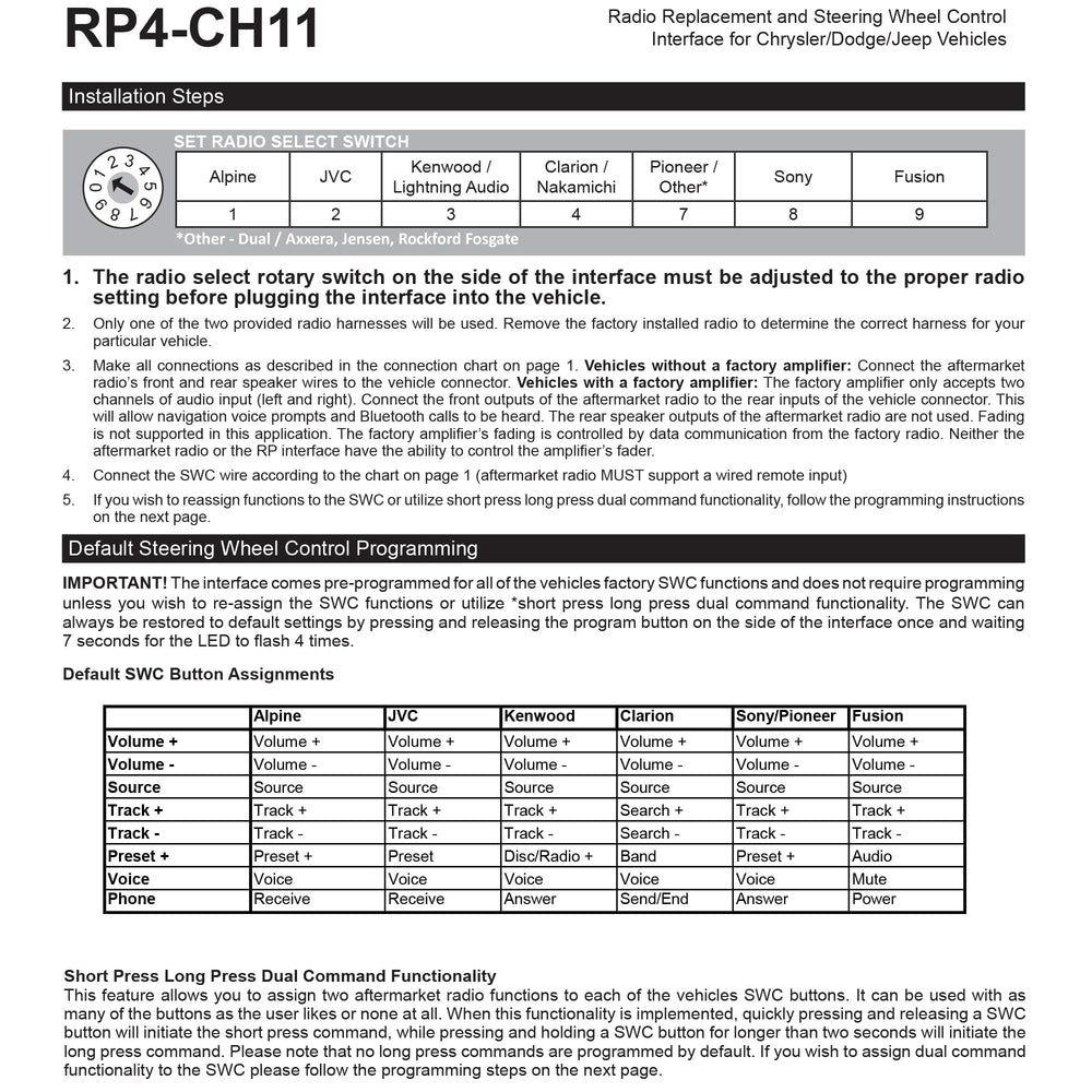 PAC interface side profile highlighting compact size for tight vehicle spaces