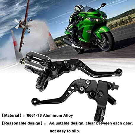 PACEWALKER levers installed on a 22mm handlebar showing real-world compatibility and improved control