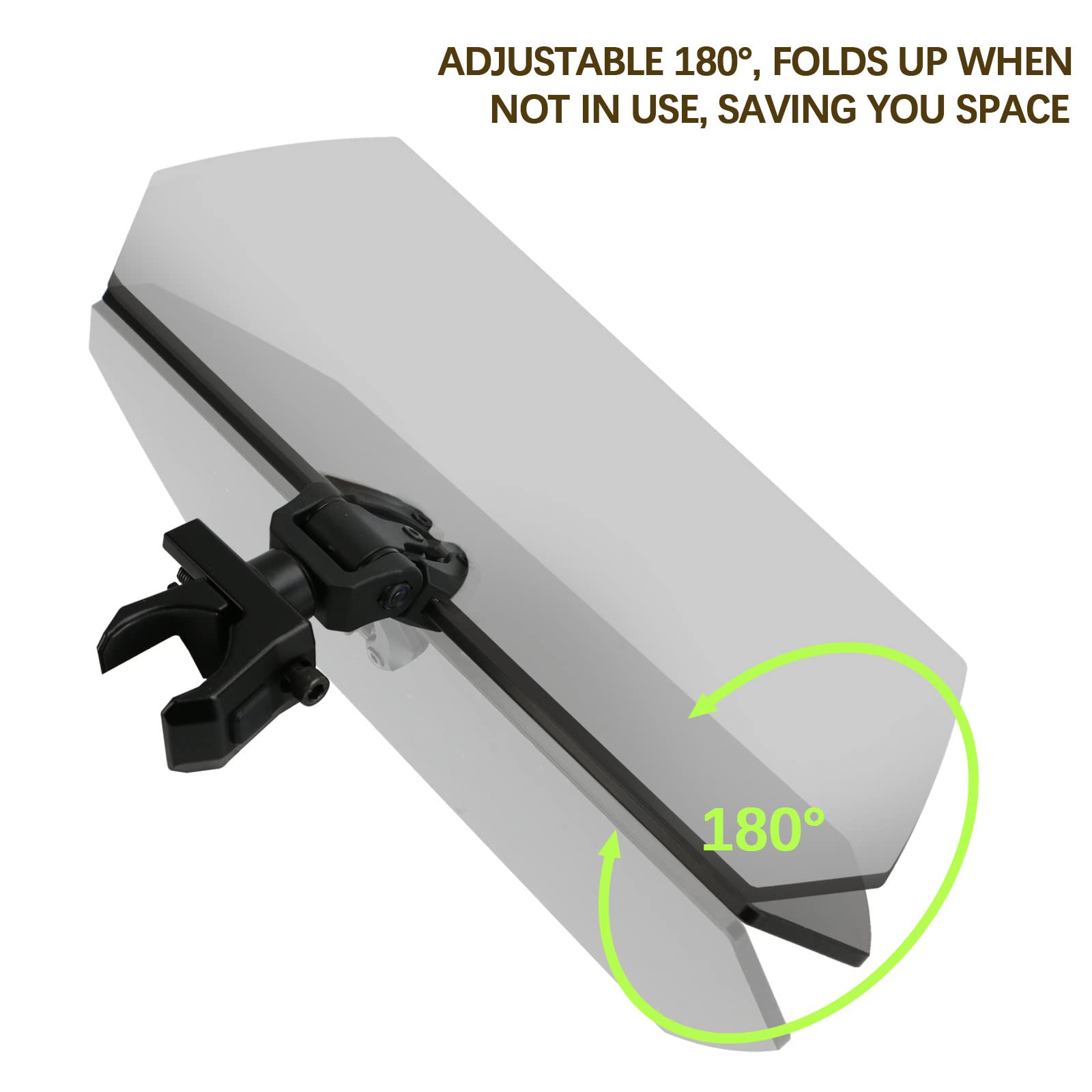PACEWALKER tint detail showing brown HD transparency for clear vision