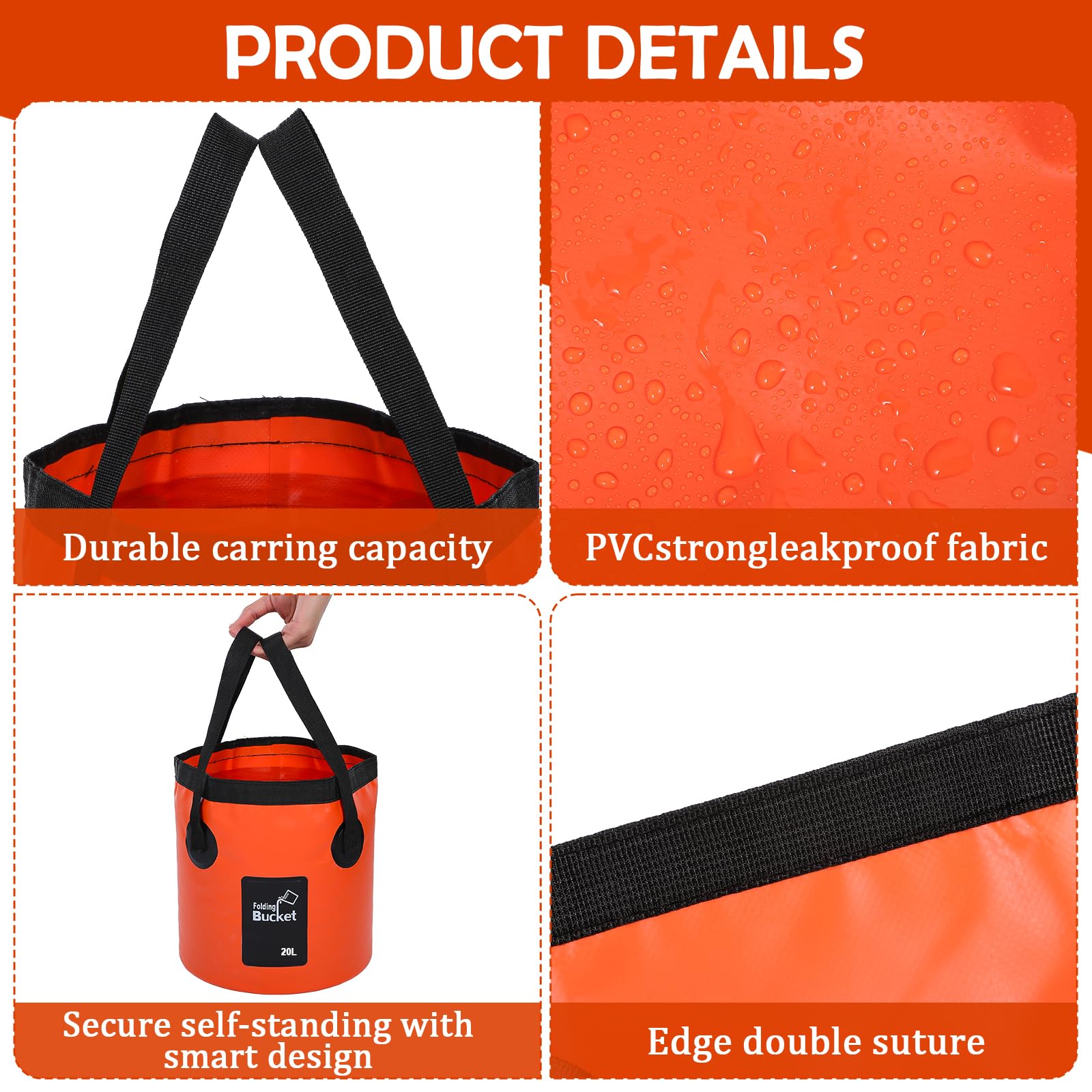Pafeooui handle detail with reinforced stitching showing secure grip and spill control