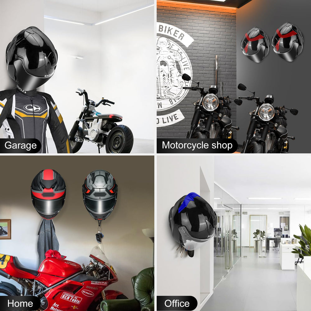 PAHTTO coats and gloves hung on rack for tidy garage organization