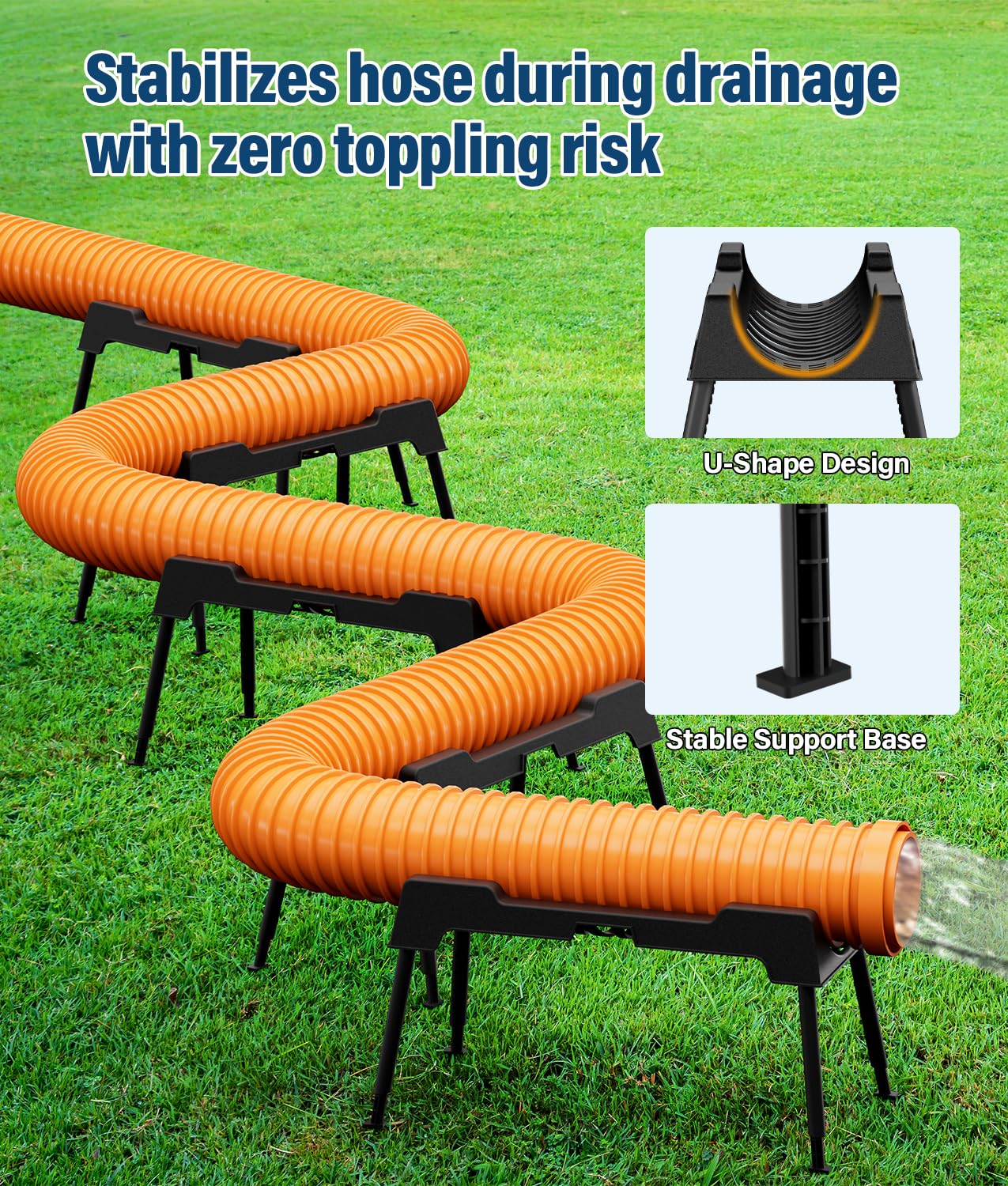 PAHTTO folded legs stacked compactly for convenient storage