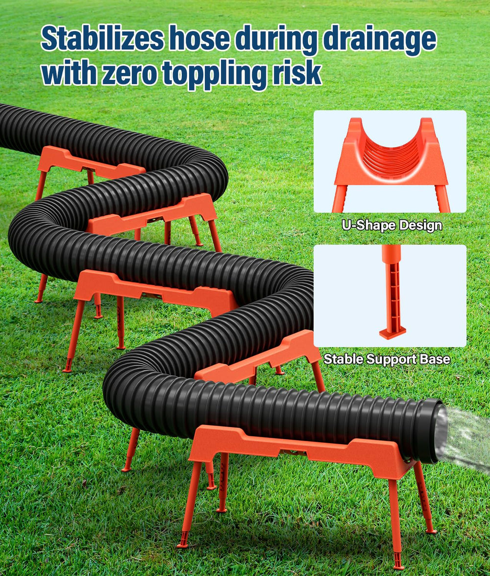 PAHTTO folded stack demonstrating compact storage and easy transport benefit