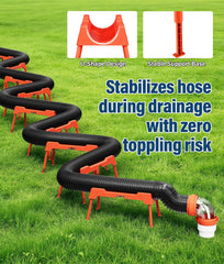 PAHTTO folded stack with strap compact for storage and easy transport